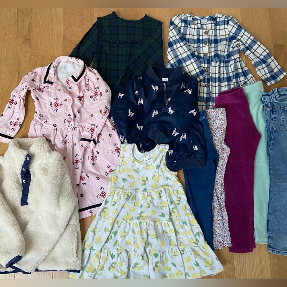 Girls size 4-5 dress jacket pants crewcuts Janie jack Hanna andersson lot bundle